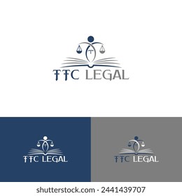 TTC LEGAL logo Design. New Legal logo design for Adobe Illustrator.
