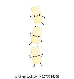 Tteokbokki noodle vector. Tteokbokki character design. Spicy rice cake.