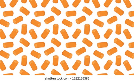 Tteokbokki Noodle vector. korean food. Spicy rice cake. Spicy rice cake pattern wallpaper.