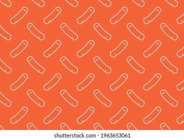 Tteokbokki Noodle vector. Korean food. Spicy rice cake. Spicy rice cake pattern wallpaper.