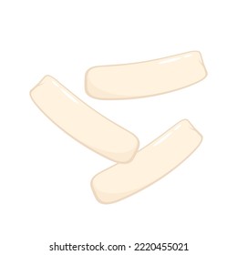 Tteokbokki Noodle vector. Korean food. Spicy rice cake. Tteokbokki logo design.