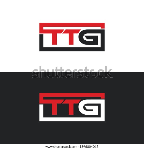 Ttg Letter Logo Design Vector Stock Vector (Royalty Free) 1896804013 ...