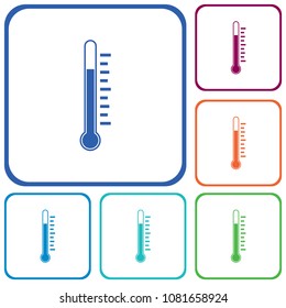 Tthermometer icon. Flat Vector illustration
