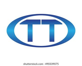 TT-letter abbreviations blue oval logo