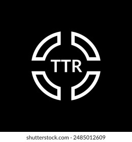 TTR Letter Logo Design,Inspiration for a Unique Identity . abstract Creative Modern Letters Vector Icon Logo Illustration.