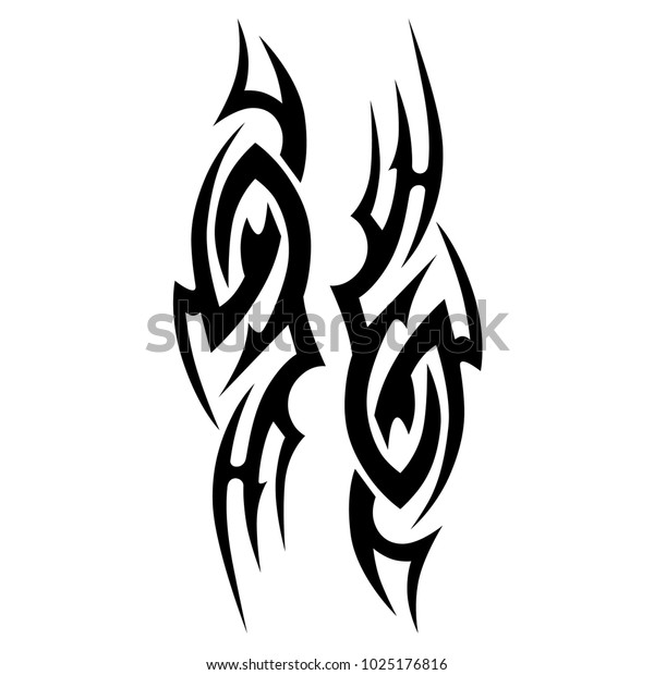 Ttribal Tattoo Pattern Art Vector Isolated Stock Vector (Royalty Free ...