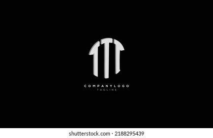 TTT Abstract initial monogram letter alphabet logo design
