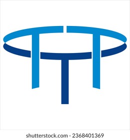 TTT logo design, Triple three T