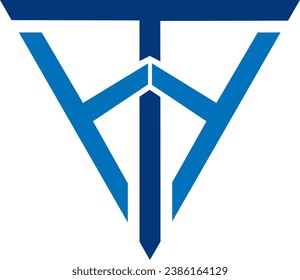 ttt triangle shape logo design, vector file logo, 