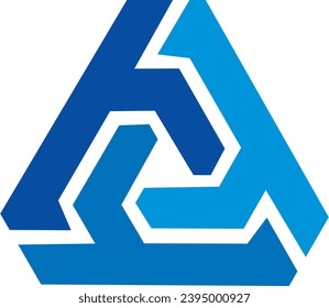 ttt triangle shape logo design, vector file logo, 