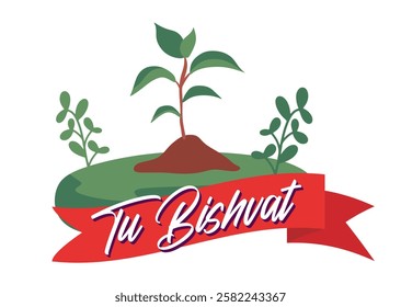 tu bishvat day with green leafy plants