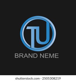 tu Creative letter logo symbol creative logo simple logo