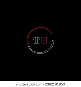 TU creative modern letters logo design template