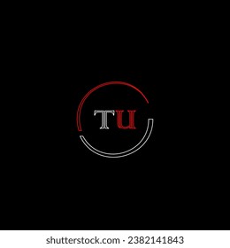 TU creative modern letters logo design template