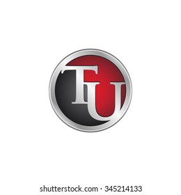 TU initial circle logo red