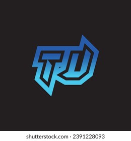 TU initial inspiration logo design esport and gaming clan ideas