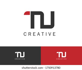 TU initial letter logo, a clean logo concept and can be applied to any color background