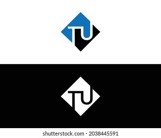 TU Letter Initial Logo Design Template.	