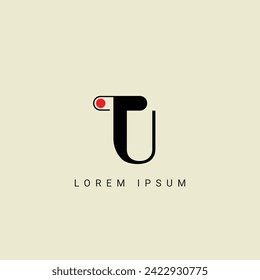 TU letter logo design. TU polygon, circle, triangle, hexagon, flat and simple style with white color variation letter logo set in one artboard. TU minimalist and classic logo. TU