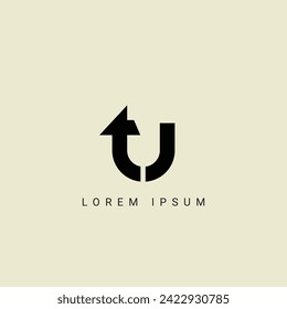 TU letter logo design. TU polygon, circle, triangle, hexagon, flat and simple style with white color variation letter logo set in one artboard. TU minimalist and classic logo. TU