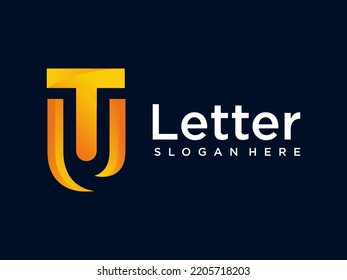 TU Letter Logo Design Template