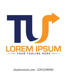 TU Letter Logo Design Unique and Modern Logo design