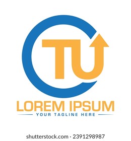 TU Letter Logo Design Unique and Modern Logo design