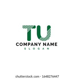 TU Letter Logo Design. TU letter logo Vector Illustration - Vector