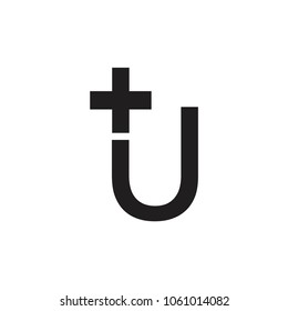 tu letter vector logo