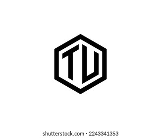 TU logo design vector template