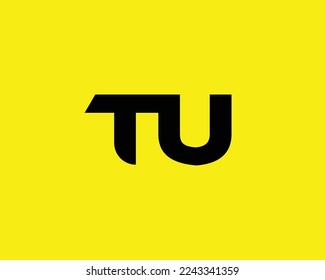 TU logo design vector template