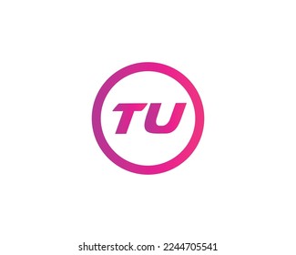 TU logo design vector template