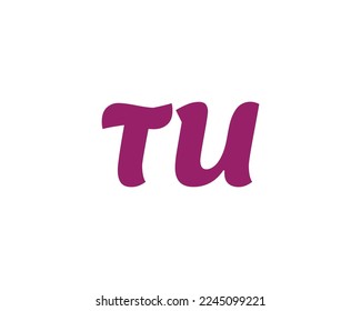 TU logo design vector template