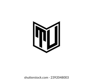 TU logo design vector template