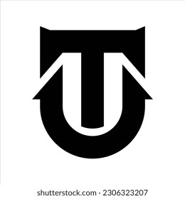 TU Logo, Vector, Initial modern eps.10