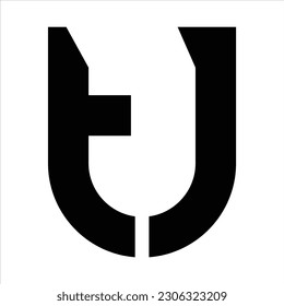 TU Logo, Vector, Initial modern eps.10