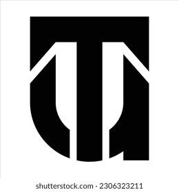 TU Logo, Vector, Initial modern eps.10