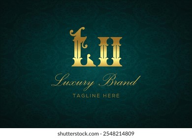 TU LUXURY LETTER LOGO DESIGN. It is a luxury letter monogram logo, this logo is made by combining two letters