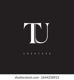 TU Monogram Logo Minimal Elegant Letter mark for Luxury, Fashion   Creative Brands	
