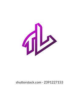 TU Premium emblem logo initial esport and gaming design concept