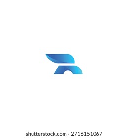 Ilusão de vetor do ícone do logotipo da tecnologia TU