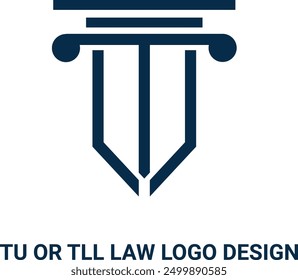 TU OR TLL LAW LOGO DESIGN