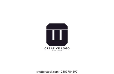 TU UT Abstract initial monogram letter alphabet logo design