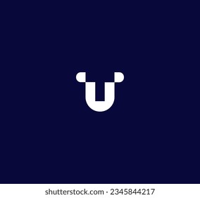 tu, ut letter modern branding logo