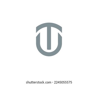 TU UT Logo design vector template