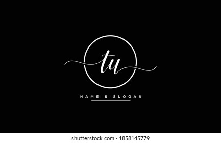 TU ,UT ,T ,U  Abstract letters logo monogram