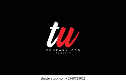 TU UT T AND U Abstract initial monogram letter alphabet logo design