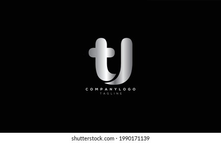 TU UT T AND U Abstract initial monogram letter alphabet logo design