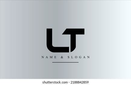 TU, UT, T, U abstract letters logo monogram