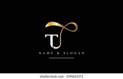 TU, UT, T, U abstract letters logo monogram